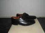 Enrico Mori Nette Zwarte Leren Veterschoenen maat 44 ZGAN, Verzenden, Enrico Mori, Zwart, Zo goed als nieuw