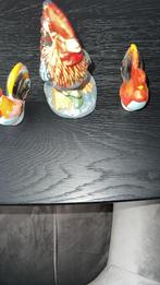 Leuke Haan Beelden Set, Tuin en Terras, Tuinbeelden, Dierenbeeld, Gebruikt, Onbekend, Ophalen of Verzenden