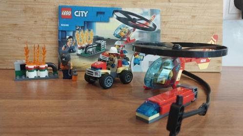 Lego City Brandweer helikopter - 60248, Kinderen en Baby's, Speelgoed | Duplo en Lego, Zo goed als nieuw, Lego, Complete set, Ophalen of Verzenden