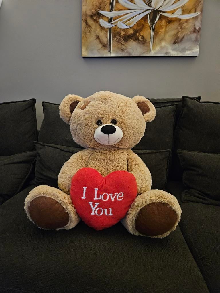 Valentijns beer, Ophalen, Zo goed als nieuw, Stoffen beer, Overige merken