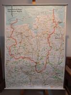 Wandkaart van Eems-Dollard Regio, Antiek en Kunst, Antiek | Schoolplaten, Ophalen, Aardrijkskunde