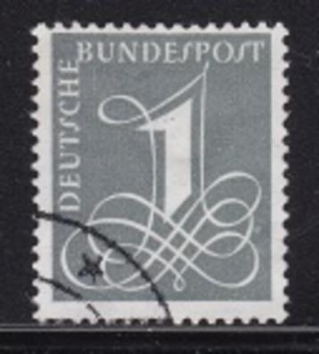 1298 - West Duitsland michel 285x gestempeld , Cijfer 1 in beschikbaar voor biedingen