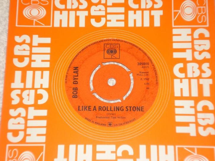 Bob Dylan     Like a Rolling Stone   NL     Orgineel, Cd's en Dvd's, Vinyl Singles, Gebruikt, Single, Ophalen of Verzenden