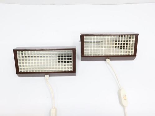 Set vintage bedlampen Ikea Vipp, Huis en Inrichting, Lampen | Wandlampen, Gebruikt, Metaal, Ophalen of Verzenden