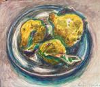 Expressionistisch schilderij Kweeperen, Antiek en Kunst, Kunst | Schilderijen | Modern, Ophalen of Verzenden