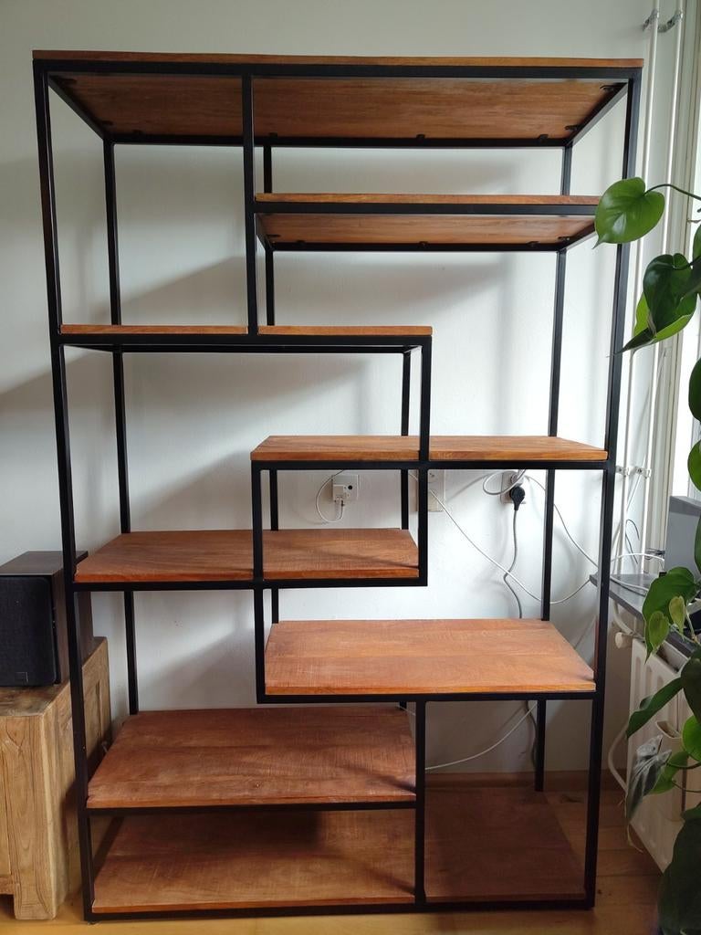 Mango houten wandkast, Ophalen, Gebruikt, 75 cm of meer, 60 cm of meer