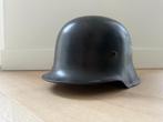 M34 Ordnungspolizei helm Double decal!, Ophalen of Verzenden, Landmacht, Duitsland, Helm of Baret