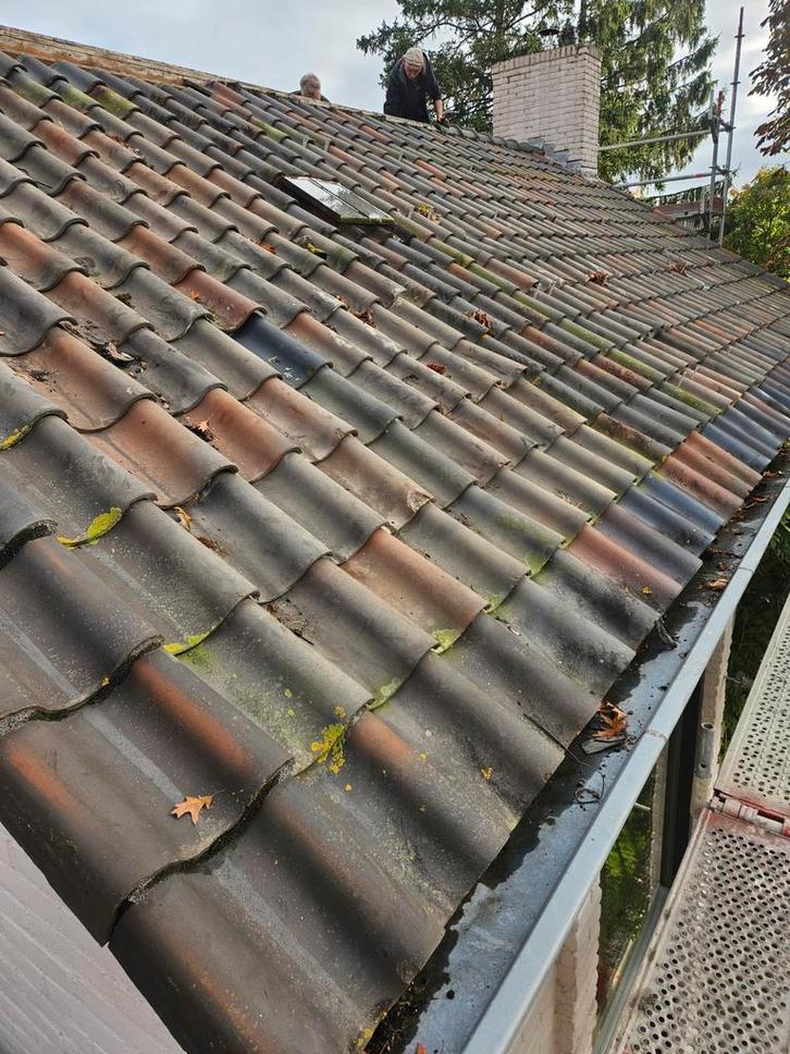 OVH Dakpannen + Gevelpannen - 900 stuks, Doe-het-zelf en Verbouw, Dakpannen en Dakbedekking, Gebruikt, Dakpannen, Steen of Klei