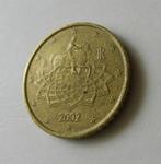Italië 50 eurocent 2002, Verzenden, Italië, 50 cent, Losse munt