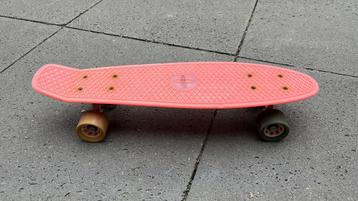 Nijdam FlipGrip Skateboard 22,5 inch roze Pennyboard