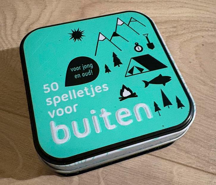 50 Spelletjes voor buiten (nieuw), Hobby en Vrije tijd, Gezelschapsspellen | Kaartspellen, Nieuw, Ophalen of Verzenden