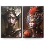 Tweeluik van "Japanse godinnen", Ophalen of Verzenden