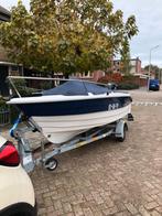 Nete console boot topcraft met trailer, Watersport en Boten, Tot 10 pk, Ophalen of Verzenden, Zo goed als nieuw, 3 tot 6 meter