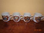 4 Vintage Douwe Egberts bekers van Villeroy & Boch, Ophalen of Verzenden, Zo goed als nieuw, Overige stijlen, Kop(pen) en/of Schotel(s)