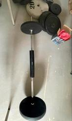 Tunturi halter z.g.a.n. met gewichten 5 t/m 25 kilo, Sport en Fitness, Fitnessmaterialen, Ophalen, Zo goed als nieuw