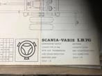 scania vabis LB 76 chassis tekening, Verzenden, Zo goed als nieuw, Overige merken