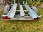 Motortrailer te koop voor 2 motoren of scooters, Auto diversen, Aanhangers en Bagagewagens, Ophalen, Gebruikt