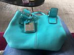 Tignanello Leren Handtas - Zo Goed Als Nieuw, Ophalen of Verzenden, Zo goed als nieuw, Blauw, Handtas