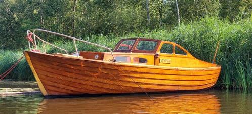 Originele Zweedse Snipa Sloep met kajuit uit 1953, Watersport en Boten, Sloepen, Gebruikt, 10 tot 30 pk, 6 meter of meer, Binnenboordmotor