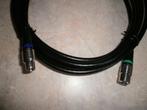 Zwarte Technetix coax kabel RLA ++, Ophalen of Verzenden, Zo goed als nieuw, Coaxiale kabel, Minder dan 2 meter