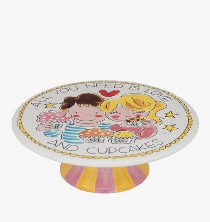 Blond Amsterdam Cupcake Taartplateau - 23cm, Huis en Inrichting, Woonaccessoires | Etagères, Zo goed als nieuw, Ophalen of Verzenden