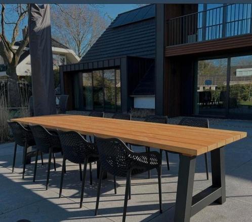 Robuuste douglas tuintafels, Tuin en Terras, Picknicktafels, Nieuw, Rechthoekig, Ophalen
