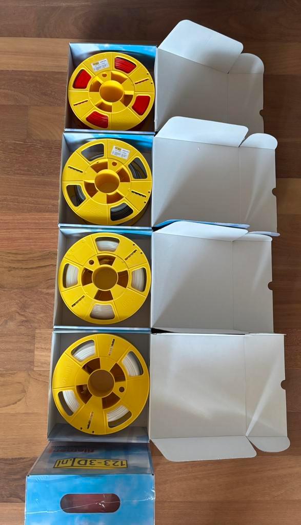 PLA Filament vijf kleuren, Computers en Software, 3D Printers, Zo goed als nieuw, Ophalen of Verzenden