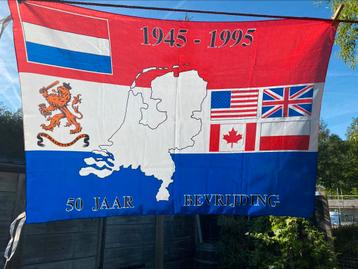 30 jaar oude bevrijdings vlag 1945 1995 ww2  beschikbaar voor biedingen