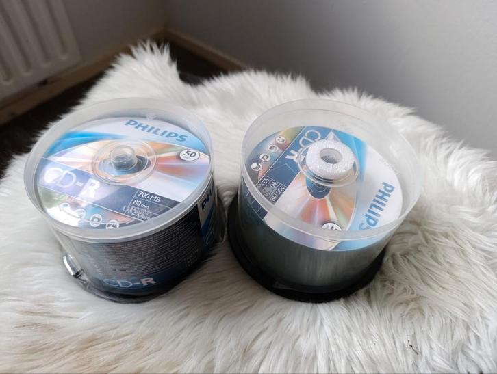 Philips CD-R Spindel, Computers en Software, Beschrijfbare discs, Zo goed als nieuw, Cd, Herschrijfbaar, Op spindel, Ophalen of Verzenden