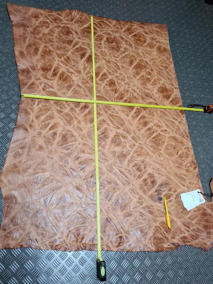 Tuig - Leer Brandy(zie omschrijving!), Hobby en Vrije tijd, Stoffen en Lappen, Nieuw, Leer of Kunstleer, 30 tot 120 cm, 30 tot 200 cm
