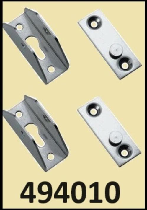 494010 Set afneembaar RVS scharnier voor zwemtrap tot Ø 25mm, Watersport en Boten, Accessoires en Onderhoud, Nieuw, Overige typen
