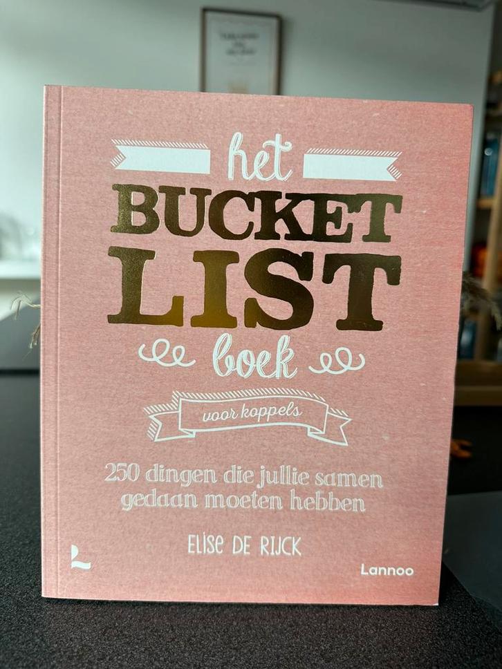 Elise De Rijck - Het Bucketlist boek voor koppels, Boeken, Mode, Nieuw, Mode algemeen, Ophalen of Verzenden