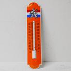 KNVB emaille thermometer bordje. 30 cm lang. 7 cm breed., Ophalen of Verzenden, Nieuw, Reclamebord