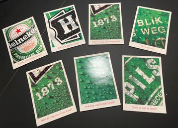 7 Heineken ansichtkaarten - Jaren ‘90 beschikbaar voor biedingen