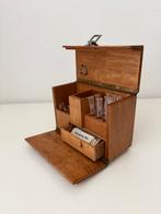Antiek laboratorium kistje, reisapotheek, apothekerskistje, Ophalen of Verzenden
