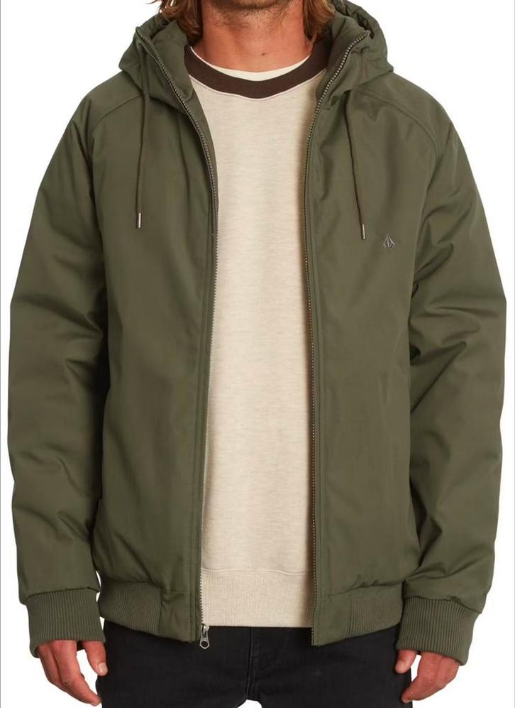 Volcom Herman 10K winterjas mt XS, Kleding | Heren, Jassen | Winter, Zo goed als nieuw, Maat 46 (S) of kleiner, Groen, Ophalen of Verzenden