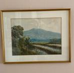 Ingelijste aquarel, Ophalen of Verzenden
