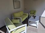 loungeset tuinset met kussens en tafel gebruikt, Ophalen, 5 zitplaatsen, Gebruikt, Loungeset