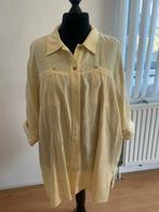 100% linnen blouse zachtgeel Ulla Popken maat 54/56, Kleding | Dames, Grote Maten, Verzenden, Blouse of Tuniek, Geel, Ulla Popken