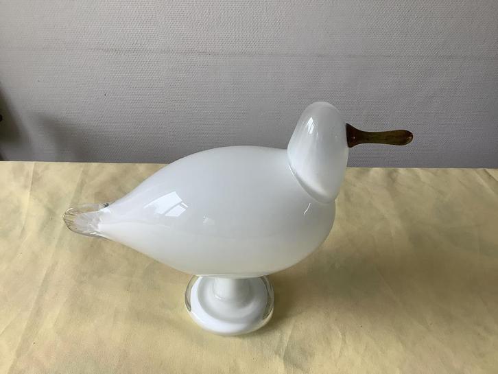 Grote glazen meeuw van Oiva Toikka,Nuutajärvi ,, Antiek en Kunst, Antiek | Glas en Kristal, Ophalen of Verzenden