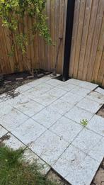 Gratis 8m2 terrastegels, Tuin en Terras, Bielzen en Borders, Ophalen, Gebruikt, Beton, Minder dan 100 cm