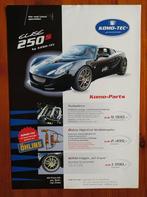 Komo-tec Lotus Elise 250s brochure folder vrij zeldzaam, Ophalen of Verzenden, Zo goed als nieuw, Overige merken