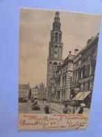 Groningen - Martinitoren Groote Markt 1908, Ophalen of Verzenden, Voor 1920, Gelopen, Groningen