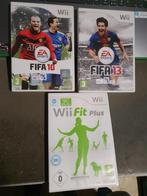 WII FIFA10 + FIFA13 + Fit plus, Spelcomputers en Games, Games | Nintendo Wii, Ophalen, 1 speler, Zo goed als nieuw, Vanaf 3 jaar
