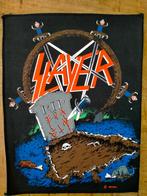 Slayer rest in peace vintage 1989 backpatch patch SUPER RARE, Ophalen of Verzenden, Zo goed als nieuw, Kleding