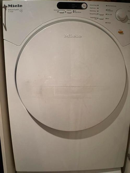 Miele wasdroger, Witgoed en Apparatuur, Wasdrogers, Gebruikt, Luchtafvoer, Anti-kreukfase, Ophalen of Verzenden