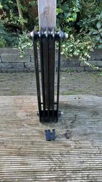 Gietijzeren radiator zwart, Doe-het-zelf en Verbouw, Ophalen, Gebruikt, Radiator, Minder dan 60 cm