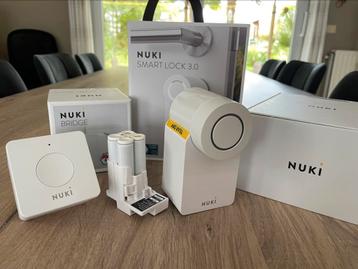 Nuki 3.0 smart lock (nieuw!) + bridge + power pack beschikbaar voor biedingen