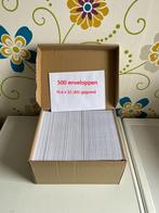 500 witte enveloppen gegomd  15.6x22 cm (A5) 90 gr, Ophalen of Verzenden, Nieuw