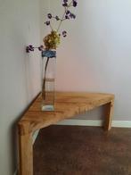 Hoektafeltje, Ophalen, 50 tot 100 cm, Eikenhout, Nieuw